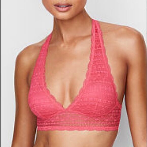M Pink Halter Top Bralette From Victoria’s Secret - Picture 5 of 5